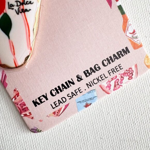 Piper K Tomato Print Keychain - Picture 4 of 4